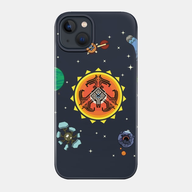 Hearthian Solar System Phone Case